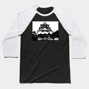 Hikone Castle Japan Baseball T-Shirt